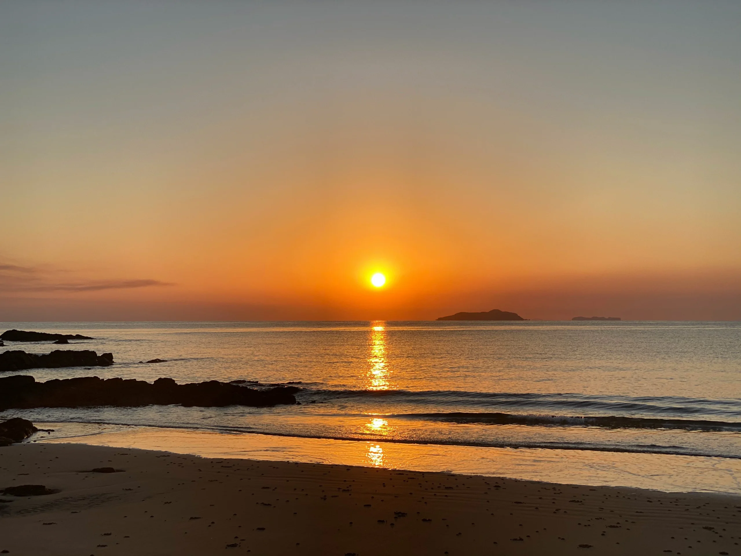 sunset romantis di Jimbaran
